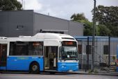 24.08.2010 – Göteborg: přední část dvoukloubového autobusu © Lukáš Uhlíř