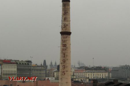 17.02.2011 - Praha Masarykovo n.: historie železnice i Prahy z estakády nového spojení © PhDr. Zbyněk Zlinský