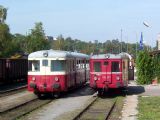 20.09.2003 - Rychnov nad Kněžnou: motorové vozy M 240.0089 a M 131.1228 © PhDr. Zbyněk Zlinský