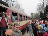 02.04.2011 - Čeladná: po příjezdu parního vlaku © Karel Furiš