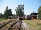 21.08.2010 - PP Šumperk: Oddychujúce motory. Zľava: 831.183, 831.105 a východoslovenský 810.005 © Martin Hajtmanský