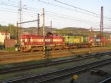 23.04.2011 - Česká Třebová: motorová vozba ČD Cargo u vjezdu do depa (foto z R 629) © PhDr. Zbyněk Zlinský