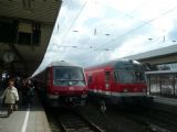 Souprava jednotek řady 610 DB u nástupiště stanice Nürnberg Hbf. © Tomáš Kraus, 1.4.2011