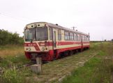 Krzewie wask. (trať dále pokračuje do Ozorkówa), možnost přestupu na normální rozchod, 5.7.2004 © Jiří Mazal