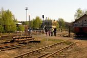23.04.2011 - Lužná u Rakovníka: nově upravený příchod do železničního muzea © Jiří Řechka