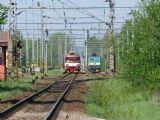 07.05.2011 - Hradec Král.-Sl. Před.: mimořádné křižování opožděného Sp 1950 s Os 5605 © PhDr. Zbyněk Zlinský