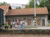 29.08.2009 - Hradec Král.-Sl. Před.: historické ohlédnutí - původní podoba budovy se záchodky © PhDr. Zbyněk Zlinský