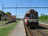 07.05.2011 - Hradec Král.-Sl. Před.: souprava 954.209-3 + 2x 054 + 854.008-0 jako Sp 1955 Hradec Králové hl.n. - Letohrad dostává volno k odjezdu © PhDr. Zbyněk Zlinský