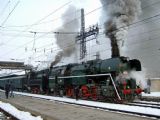 26.02.2005 - Přerov: 464.202 + 354.1217 na zvláštním vlaku © Karel Furiš