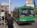 Split: Kloubový autobus MB O305 z roku 1979 na zastávce nad nádražím. 10.3.2011 @ Jan Přikryl