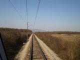 Rovina kolem Sávy a vrchol Plešivice nad Záhřebem. 11.3.2011 © Jan Přikryl