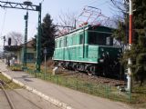 Budapešť: pomník historické lokomotivy HĚVu ve stanici Cinkota. 12.3.2011 © Jan Přikryl