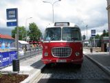 24.06.2011 - Chotěboř: autobus Škoda 706 RTO MTZ č. 28 DP Pardubice čeká před nádražím na zájemce o projížďku městem © PhDr. Zbyněk Zlinský