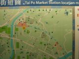 Mapa okolia v stanici Tai Po Market. Vyznačil som polohu múzea © F.Smatana