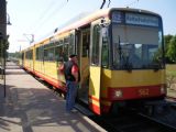 Tramvaj typu GT8-80C ev.č. 562 společnosti AVG na konečné linky S2 v Rheinstettenu. 25.4.2011 © Jan Přikryl