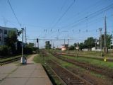 12.07.2011 - Hradec Králové hl.n.: zhlaví směr Opatovice nad Labem (Pardubice) a Praskačka (Chlumec nad Cidlinou) z nástupiště 1A © PhDr. Zbyněk Zlinský