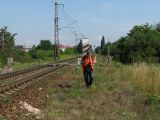 12.07.2011 - Hradec Králové, trať 031: Karel u přechodu na konci ulice Bezručovy © PhDr. Zbyněk Zlinský