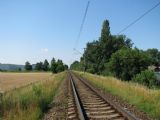 12.07.2011 - Hradec Králové, trať 031: blížíme se k obchodní zóně © PhDr. Zbyněk Zlinský