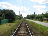 12.07.2011 - Hradec Králové, trať 020: ohlédnutí na kuklenskou zastávku od přejezdu P4001 © PhDr. Zbyněk Zlinský