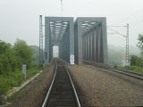 Most přes Rýn na trati Karlsruhe- Landau ze západní strany. 28.4.2011 © Jan Přikryl