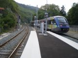 Souprava motorových vozů řady X73 000 SNCF opouští stanici Thann St. Jacques a míří ke konečné Kruth. 28.4.2011 © Jan Přikryl