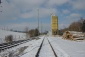 21.02.2011 - Trhový Štěpánov, manipulační kolej © Václav Vyskočil