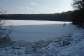 21.02.2011 - Bernartice - Dolní Kralovice (VD Švihov), a dále jen při nízké vodě, nebo v potápěčském obleku © Václav Vyskočil