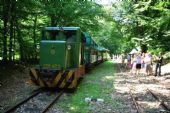 Vlak v stanici Rostalló po obehnutí rušňa, 04.08.2011, Rostalló, ©  Ondrej Krajňák