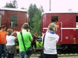 13.8.2011, žst. Turzovka - Spájanie M131 + Blm do jednej súpravy, čas 11:38 © Štefánia Pajerová