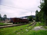 13.8.2011, žst. Turzovka - Pohľad na druhýkrát odchádzajúci historický vlak smer Makov zo stanice Turzovka © Štefánia Pajerová
