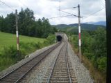 Trať Semmeringbahn u zastávky Eichberg. 2.7.2011 © Jan Přikryl