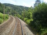 Trať Semmeringbahn u zastávky Klamm-Schottwien. 2.7.2011 © Jan Přikryl