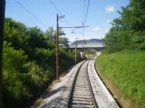 Opravený starý nadjezd nad tratí Pivka- Rijeka, poslední na slovinském území	3.7.2011	© Jan Přikryl