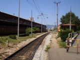 Rijeka: pohled od přejezdu Krešimirovy třídy na obvod osobního nádraží	4.7.2011	© Jan Přikryl