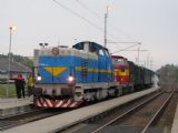 17.09.2011 - Suchdol nad Odrou: 735.007-7 + 710.090-2 v čele soupravy historických vozidel po příjezdu z Valašského Meziříčí © Karel Furiš