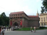 Zachovalá předsunutá brána v centru Krakówa © Tomáš Kraus, 23.8.2011