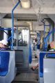 Amsterdam: interiér nízkopodlažní tramvaje Combino s nezbytnou pokladnou průvodčího	. 16.8.2011	 © Lukáš Uhlíř