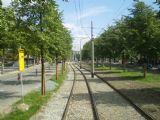 Rotterdam: rekonstruovaná tramvajová trať u zastávky Pompenburg- většina prací se dělá za provozu tramvají, aby výluka byla co nejkratší	. 17.8.2011	 © Jan Přikryl