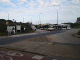 Haag: autobusový terminál uvnitř tramvajové smyčky Scheveningen Noorderstrand	. 17.8.2011	 © Jan Přikryl