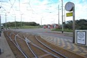 Haag: sjezdové výhybky všech pěti kolejí smyčky Scheveningen Noorderstrand	. 17.8.2011	 © Lukáš Uhlíř