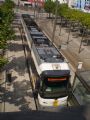 Antverpy: pohled na střechu nízkopodlažní tramvaje HermeLijn	. 18.8.2011	 © Jan Přikryl