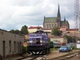 25.09.2004 - Brno hl.n.: první ''veselá kráva'' 714.001-5 na staniční záloze © PhDr. Zbyněk Zlinský