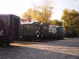 Budapešť: výstava elektirckých lokomotiv Kálmána Kandóa a motorové jednotky Hargita v parku železniční historie	28.10.2011	 © Jan Přikryl