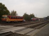 Esztergom: klasické setkání Bzmotu z Komáromi a Desira, zajišťujícího veškerou dopravu do Budapešti	. 29.10.2011	 © Jan Přikryl