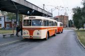 27.09.2003 - Ostrava: trolejbus s vlekem © Radek Hořínek