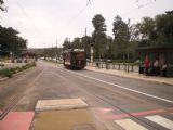 Brusel: do tramvajového muzea přijíždí pojízdný exponát na nostalgické lince- vůz ev.č. 428 z roku 1904	. 21.8.2011	 © Jan Přikryl