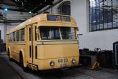 Brusel: jeden z posledních trolejbusů ev.č. 6023 z konce 40. let v tramvajovém muzeu	. 21.8.2011	 © Lukáš Uhlíř