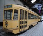 Brusel: motorový vůz ev.č. 5018 z roku 1935, modernizovaný v 50. letech dle vzoru PCC tramvají, v tramvajovém muzeu	. 21.8.2011	 © Lukáš Uhlíř