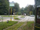 Křižovatka u tramvajové zastávky Quatre Bras/Vier Armen tvoří hranici Bruselu	. 21.8.2011	 © Jan Přikryl