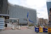 Brusel: sídlo Evropské komise v paláci Berlaymont u stanice metra Schuman	. 21.8.2011	 © Lukáš Uhlíř